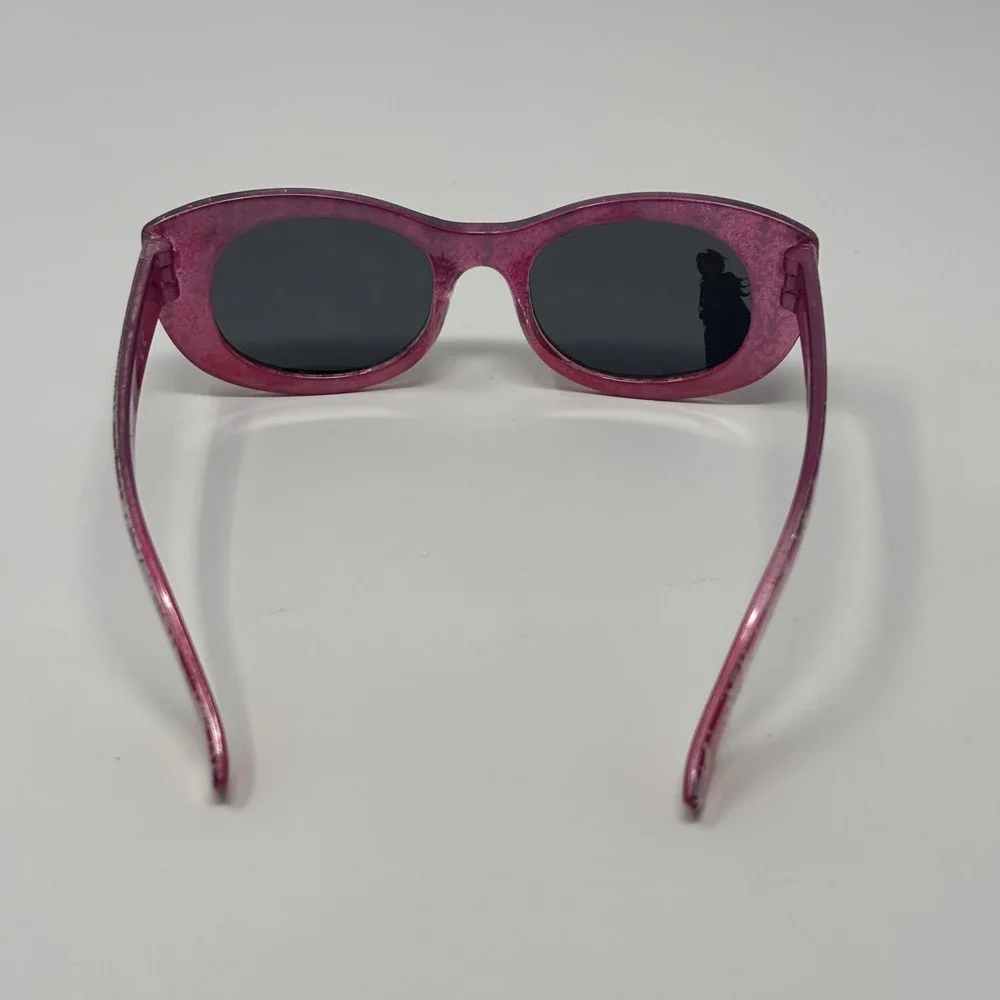 Disney Frozen Sunglasses Girls Pink‎ Glitter Anna Elsa Snowflake Y2K Kidcore